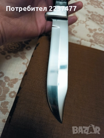 Нож Еделвайс -Петко Денев соц , снимка 3 - Ножове - 52566585