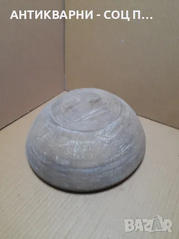 Соц Стара Дървена Голяма Купа Съд., снимка 3 - Антикварни и старинни предмети - 48551186
