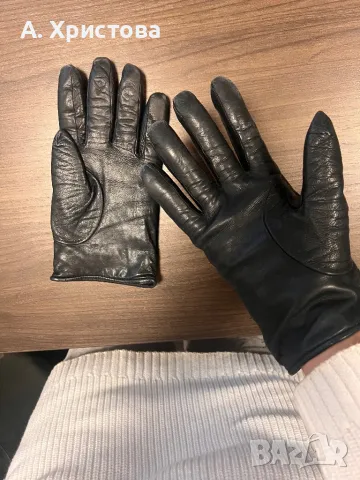Дамски ръкавици естествена кожа, снимка 3 - Ръкавици - 48153361