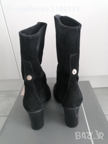 Дамски велурени ботуши Gianni, снимка 4 - Дамски ботуши - 42356424