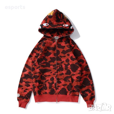 Casual Суичър Bape A Bathing Ape Purple Camo M L XL 2XL (блуза с качулка) , снимка 7 - Суичъри - 36906890