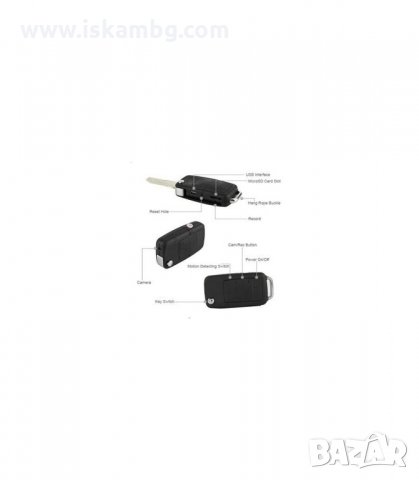 ШПИОНСКА КАМЕРА, СКРИТА В КЛЮЧ ЗА КОЛА С ДАТЧИК ЗА ДВИЖЕНИЕ - код 818, снимка 4 - Други - 34080054