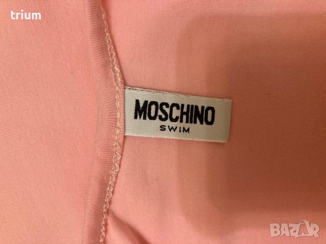 Розово боди Moschino, XS, снимка 4 - Блузи с дълъг ръкав и пуловери - 39814064