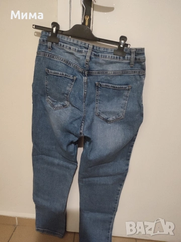 Дамски дънки с щампа, снимка 2 - Дънки - 53750302