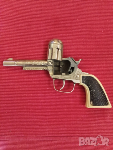 Стара играчка пистолет с капси USA. , снимка 8 - Колекции - 44509933