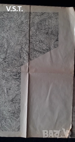 Стара Военна Карта ВСВ, снимка 6 - Други ценни предмети - 52156813