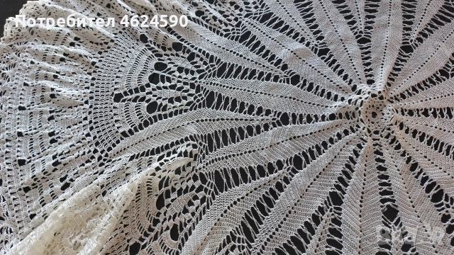 Кръгла покривка, снимка 5 - Покривки за маси - 52920093