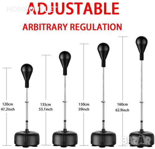 Боксова круша на стойка SB0201301X, снимка 3 - Фитнес уреди - 36338680