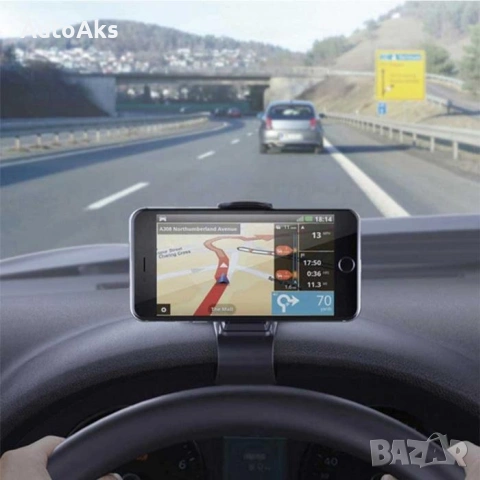 Стойка за телефон за табло на автомобил, снимка 2 - Аксесоари и консумативи - 53852242