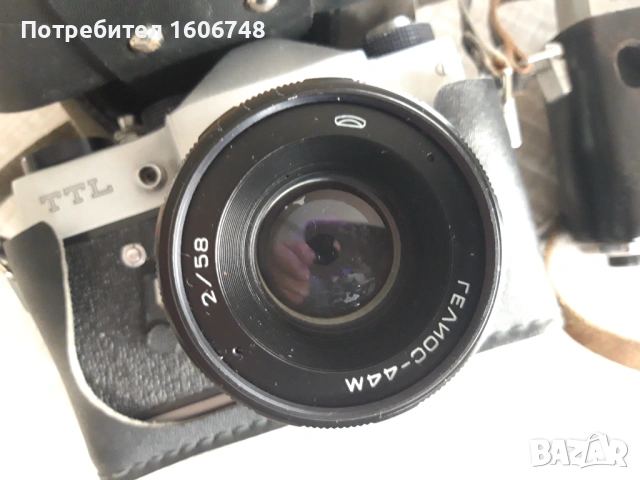 Лот от 2 фотоапарата Зенит и кинокамера, снимка 3 - Нумизматика и бонистика - 53145350