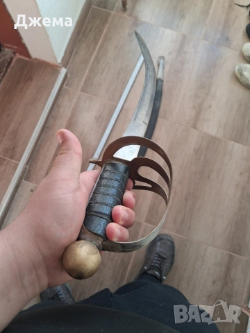 Рядка Антична Сикхска Сабя (Талвар) от XIX век – с Гравюри и Надписи на Гурмукхи, снимка 6 - Колекции - 53785950