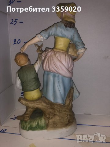 продавам старинна керамична фигура, снимка 4 - Колекции - 40187754