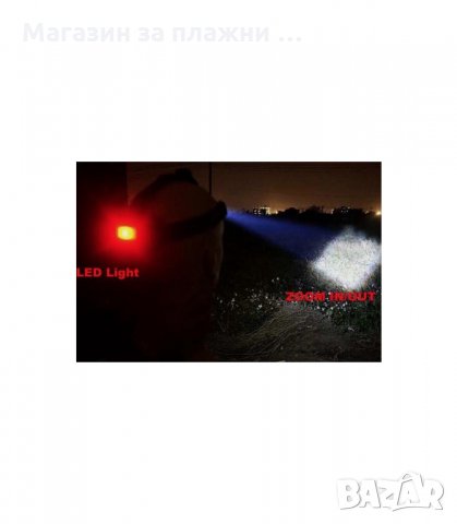 ЧЕЛНИК ЗА ГЛАВА LED HEADLAMP ZOOM ФОКУС С АКУМУЛАТОРНИ БАТЕРИИ - код H19, снимка 8 - Къмпинг осветление - 34052497