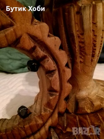Уникален свещник дърворезба, снимка 8 - Други - 33934932