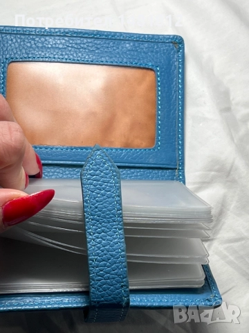 Картодържател,визитник , снимка 2 - Портфейли, портмонета - 52979820