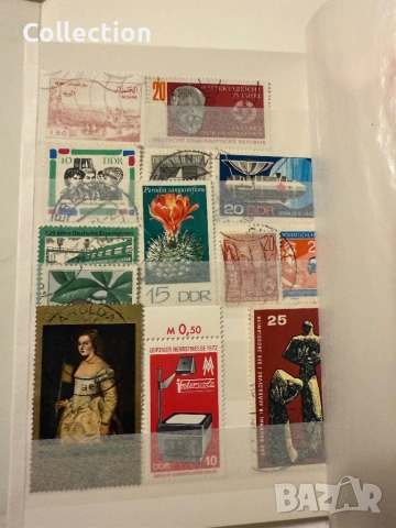 Класьор с пощенски марки пощенска марка България поща, снимка 10 - Други ценни предмети - 46193538