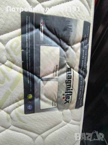 Продавам двулицев матрак Magniflex – 160/200, снимка 3 - Матраци - 53157017