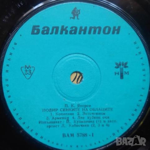 Грамофонни плочи Балкантон 7" сингли цени в обявата, снимка 12 - Грамофонни плочи - 46004891