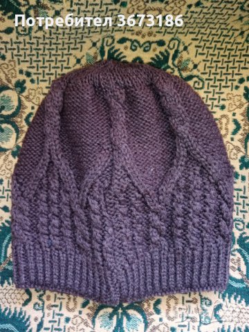 Зимни шапки плетени, снимка 7 - Шапки, шалове и ръкавици - 40177569