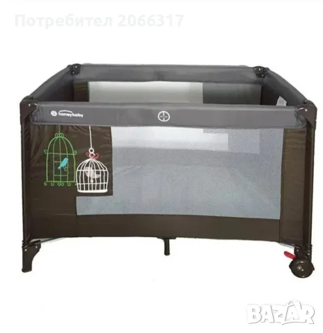 Бебешка кошара 3 в 1 с матрак, за игра, за спане, сгъваема, снимка 7 - Кошарки - 55859438