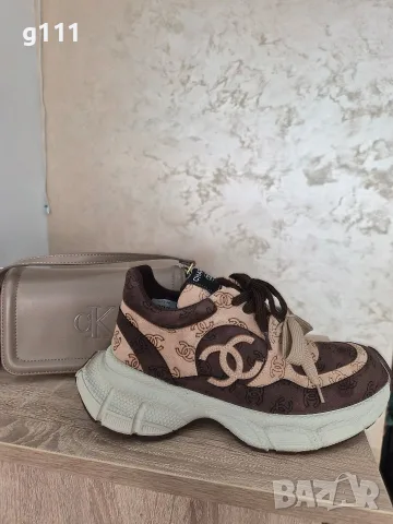 Топ модел сникърси chanel, снимка 2 - Маратонки - 55798249