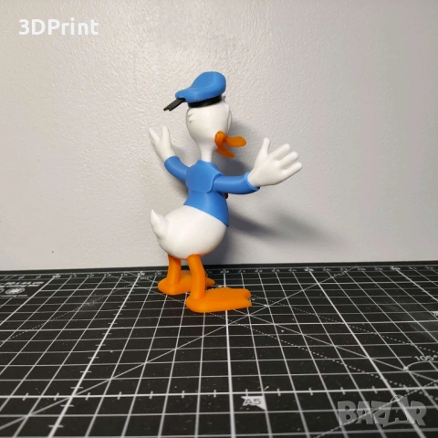 Комплект за оцветяване – 3D фигура Доналд Дък + бои и палитра (21 см), снимка 11 - Рисуване и оцветяване - 53648890