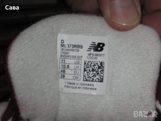 Маратонки NEW BALANCE 373, снимка 7 - Маратонки - 40672017