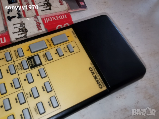 ONKYO RC-383M LEARN REMOTE CONTROL-ВНОС SWISS 1412251630, снимка 6 - Ресийвъри, усилватели, смесителни пултове - 52791628