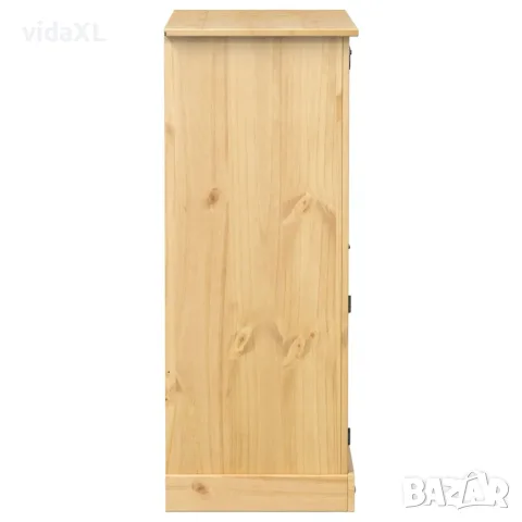 vidaXL Шкаф за вино "Corona" 97x45x114 см бор масив, снимка 5 - Шкафове - 56147435