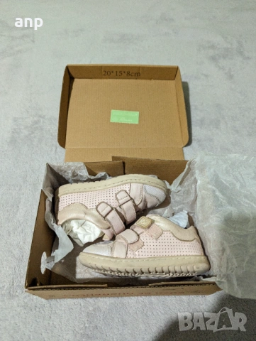 КК Детски обувки розови с лепенки | 26 номер 16,1 cм, снимка 7 - Бебешки обувки - 53851997