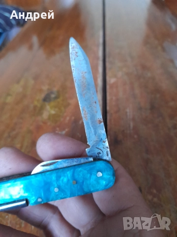 Стар джобен нож,ножче,ножка #158, снимка 6 - Други ценни предмети - 52250219