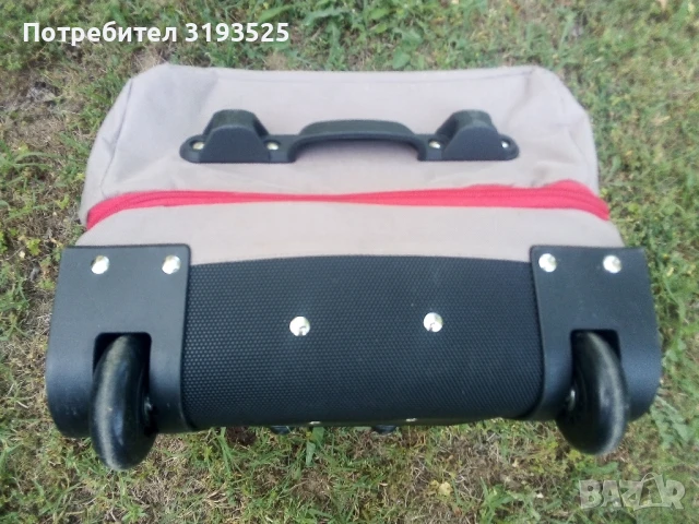 Пътнически сак с телескопична дръжка и колелца, снимка 4 - Сакове - 50674793