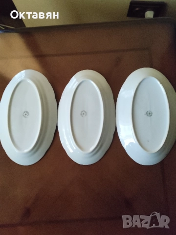 Порцеланово плато,чинии елипса, снимка 2 - Сервизи - 52854588