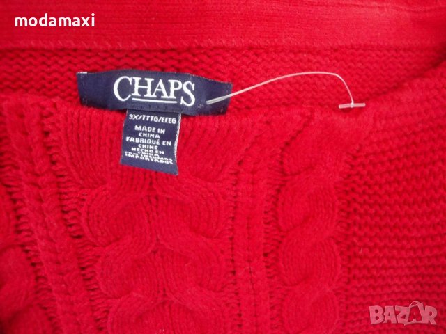 4XL /5XL Нов  пуловер Chaps , снимка 7 - Блузи с дълъг ръкав и пуловери - 42432248