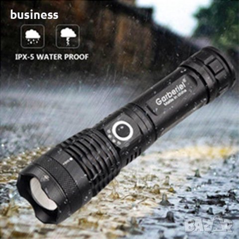 МОЩЕН LED ФЕНЕР XHP P50, снимка 3 - Къмпинг осветление - 41103812