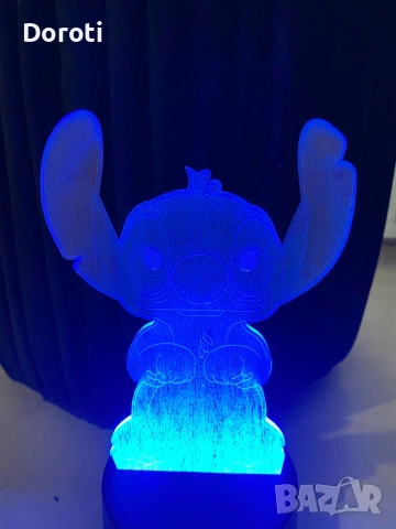 Led лампа stich , снимка 5 - Детски нощни лампи - 53820450