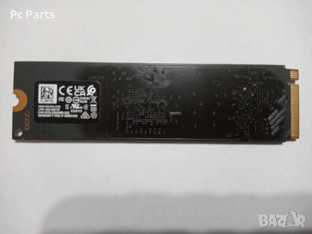 1TB Micron 2500 Nvme SSD Gen4 x4 m.2 2280, снимка 3 - Твърди дискове - 53379043