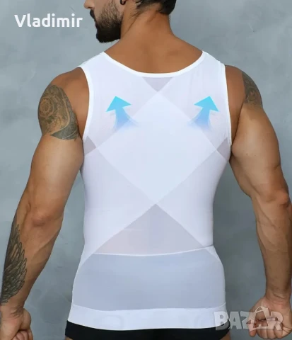 Стягащ спортен потник , снимка 2 - Спортни дрехи, екипи - 50976489