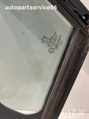 Предно ляво четвъртно стъкло на врата Прозорец за Peugeot 508 Sedan 1.6 HDI (2012), снимка 2 - Части - 53766267