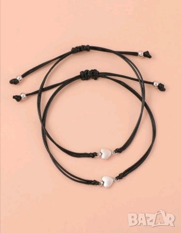 Комплект гривни със сърца за двойки за подарък , снимка 4 - Други - 41782165