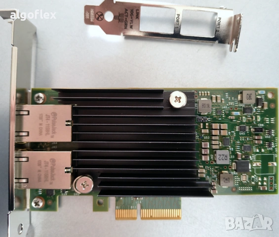 10Gb 10GBaseT 2порта HPE 562T Intel X550 PCIe x4 Мрежов Адаптер, снимка 3 - Мрежови адаптери - 53437436