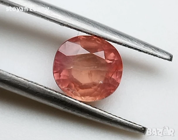 Елегантен нетретиран Падпараджа сапфир 1.14кт.! Сертифициран! Нов!, снимка 2 - Други - 50500531