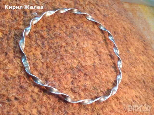 СТАРИННА СРЕБЪРНА ГРИВНА МНОГО ВИСОКА ПРОБА СРЕБРО РЕТРО ПЛЕТКА РЪЧНА МАЙСТОРСКА РАБОТА 37583, снимка 14 - Антикварни и старинни предмети - 48485600