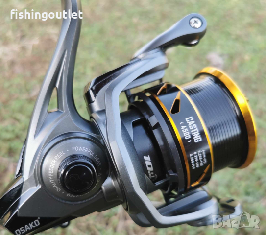 Фидер макара с червячна предавка и 11 лагера Osako Casting 4500/5500, снимка 6 - Макари - 44534908