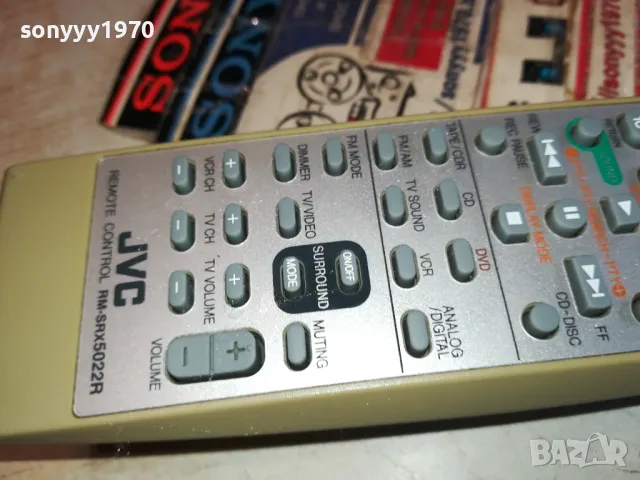 JVC RM-SRX5022R A/V CONTROL RECEIVER REMOTE-ВНОС SWISS 1603251213, снимка 17 - Ресийвъри, усилватели, смесителни пултове - 49514158