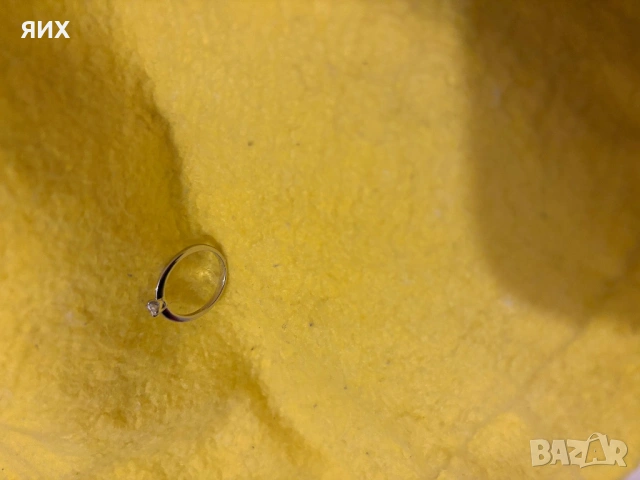 18карата пръстен от бяло злато, снимка 5 - Пръстени - 53649589