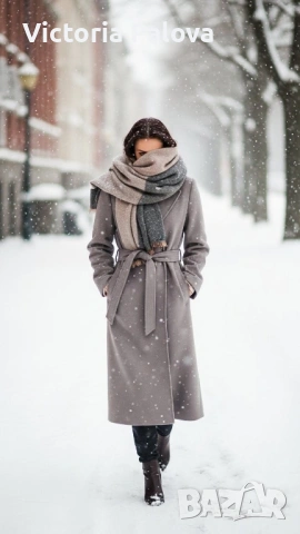 Луксозен вълнен шал унисекс в четири неутрални цвята