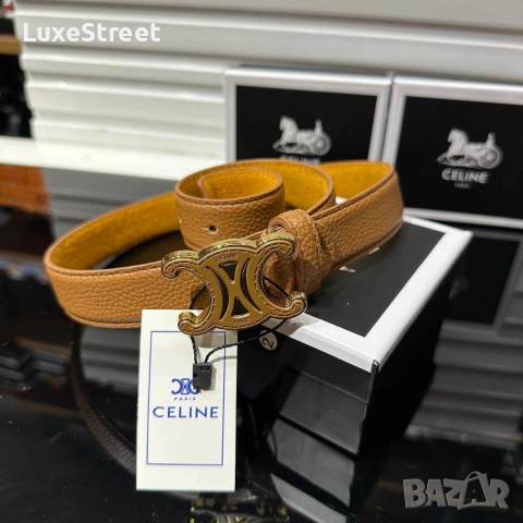 CELINE 🤍 Естествена Кожа , снимка 5 - Колани - 53852455