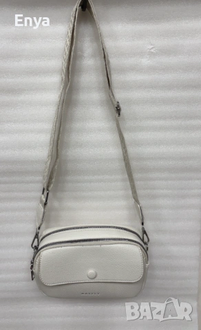 Дамска чанта за през рамо MAXFLY - бяла, снимка 4 - Чанти - 53562873