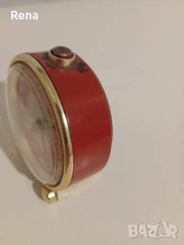 Стар Будилник от соца , снимка 2 - Антикварни и старинни предмети - 48945251